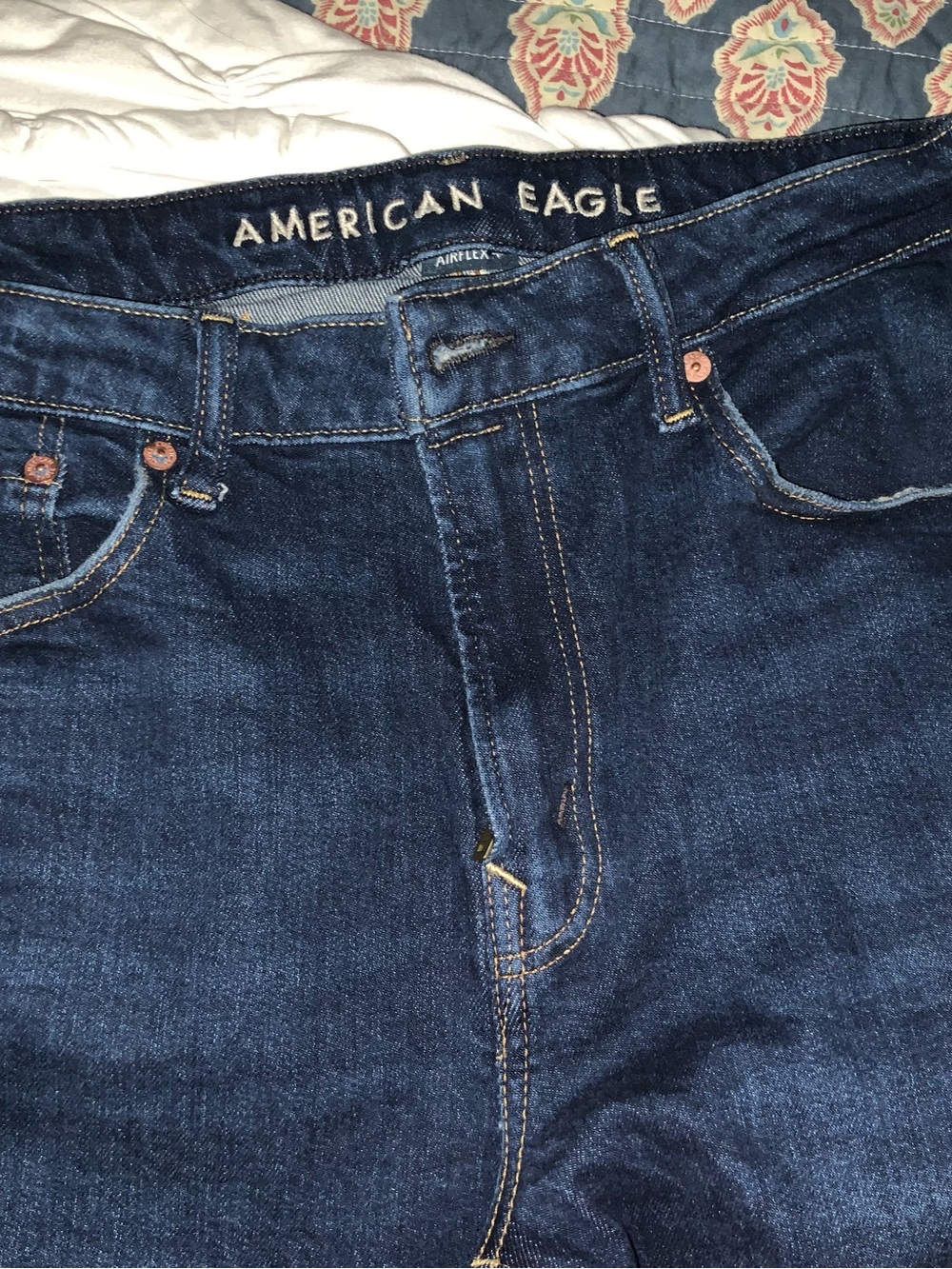 American Eagle Outfitters Men’s Dark Blue Denim Jeans